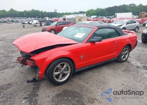 2006 Ford Mustang V6 from USA, damaged, VIN 1ZVFT84N765107125